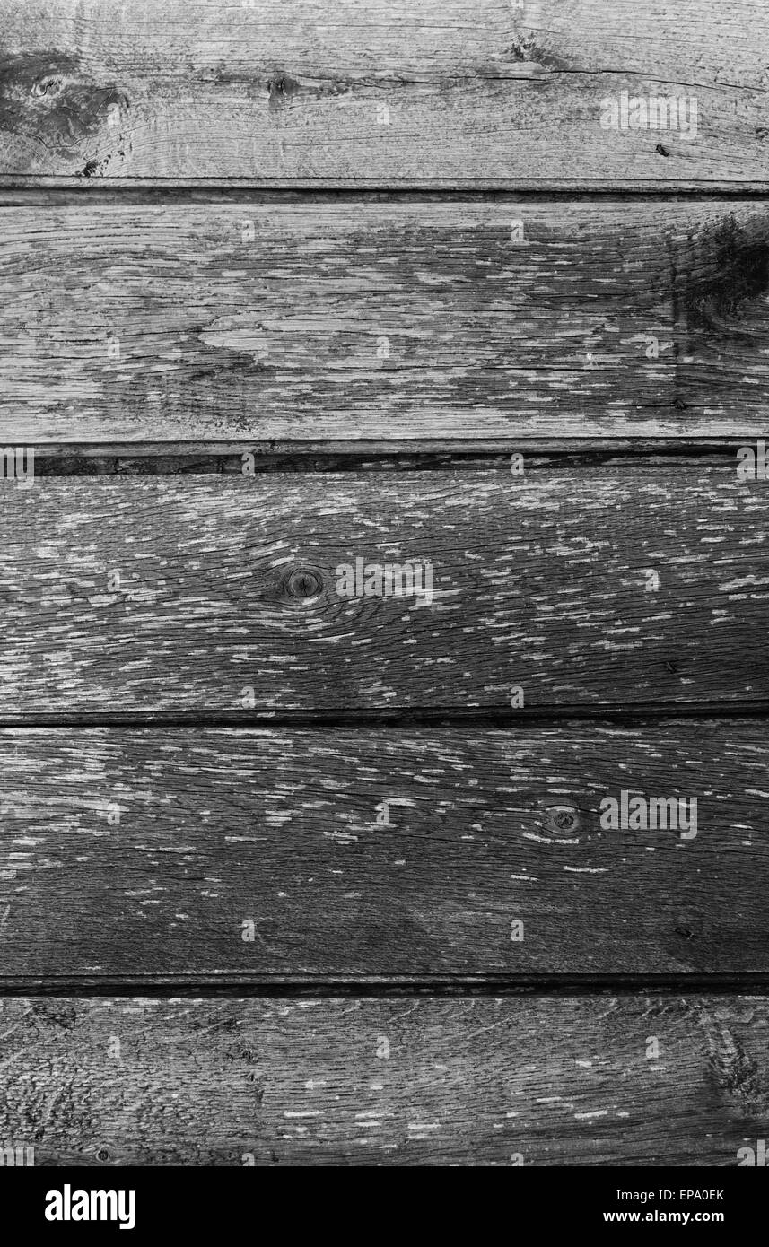 black and white wooden boards background Stock Photo