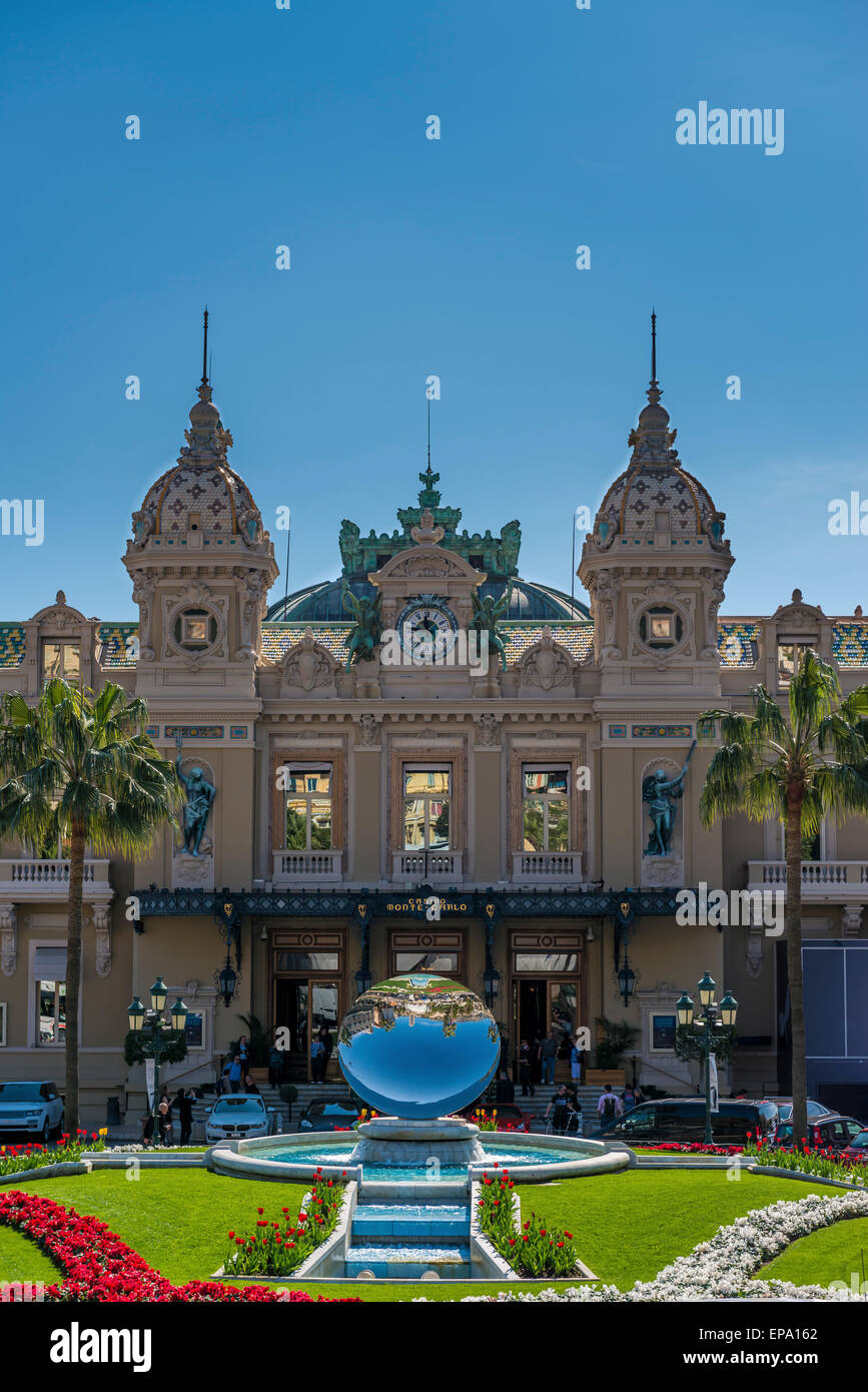 The front entrance of the Casino MonteCarlo in Monaco Stock Photo Alamy