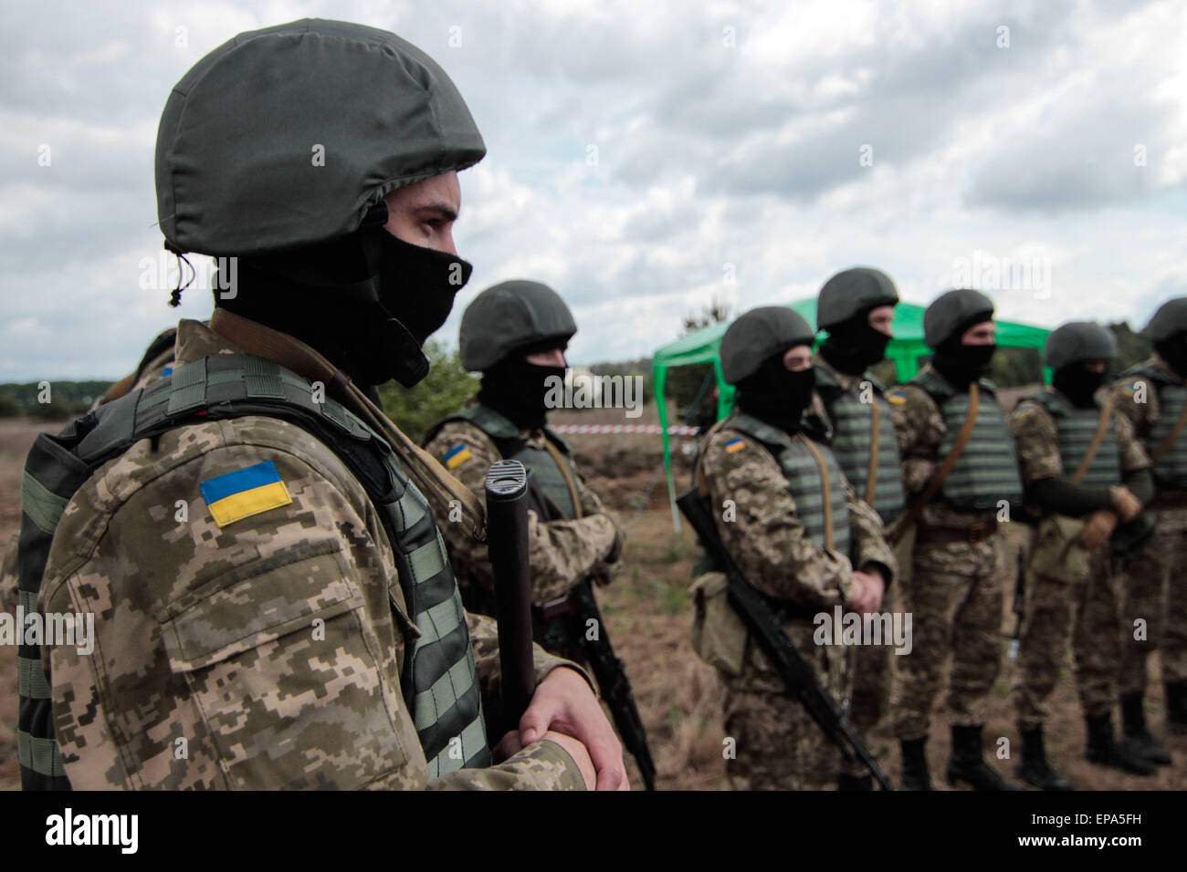 Kiev, Ukraine. 15th May, 2015. May 15 at the National Academy SSU ...