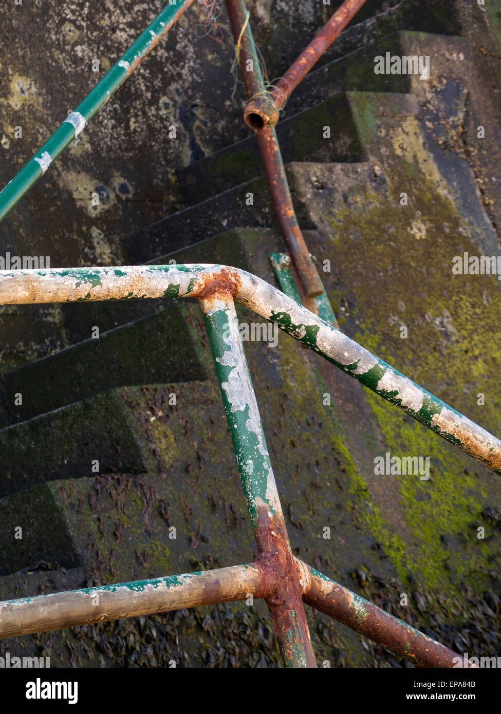 rusty metal railing,Yorkshire,UK.taken 12/04/2015 Stock Photo - Alamy