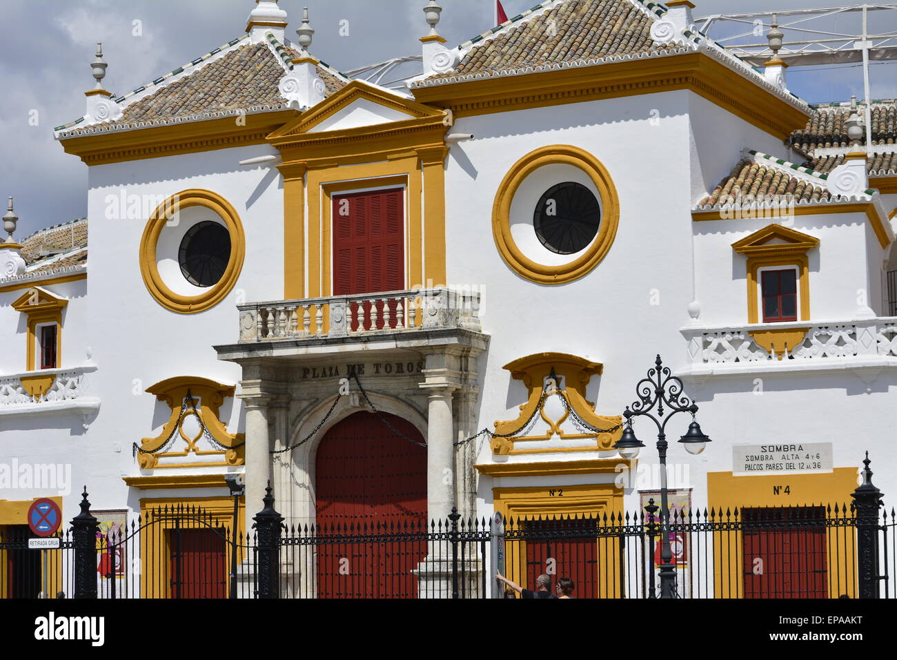 Vistas de Sevilla. Plaza de toros de la Maestranza. Stock Photo