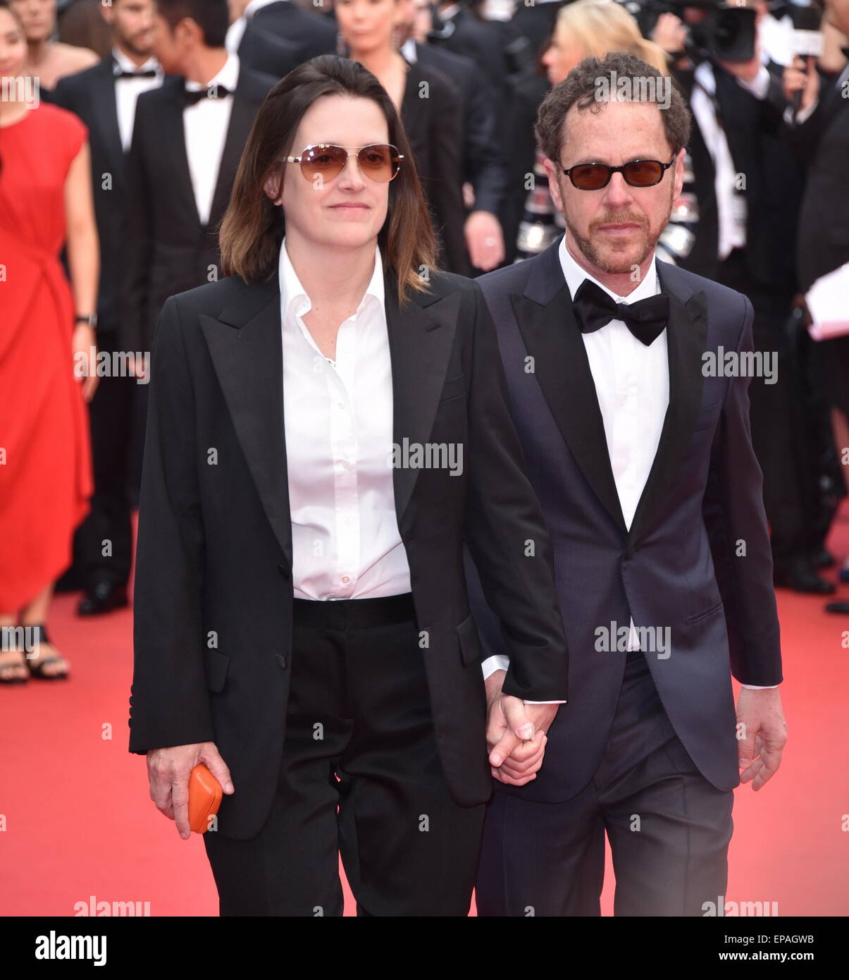 Ethan Coen, Tricia Cooke, attending the Red Carpet, Premiere Mad Max 3 Fury Road, 68th Cannes Film Festival, Festival de Cannes 2015, 14.05 .2015/picture alliance Stock Photo