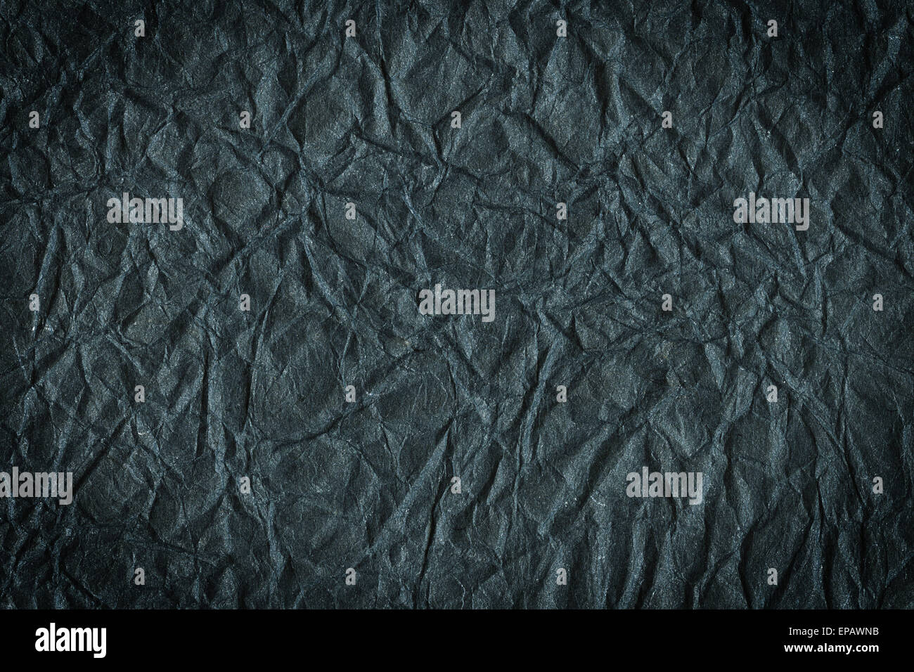 Black crumpled paper texture background Stock Photo - Alamy