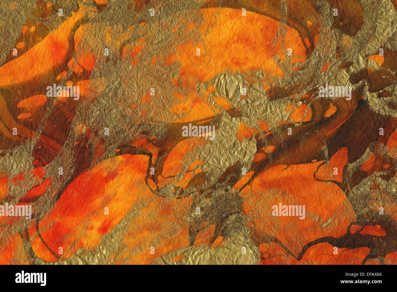 Orange torn and crumpled paper hi-res stock photography and images - Alamy