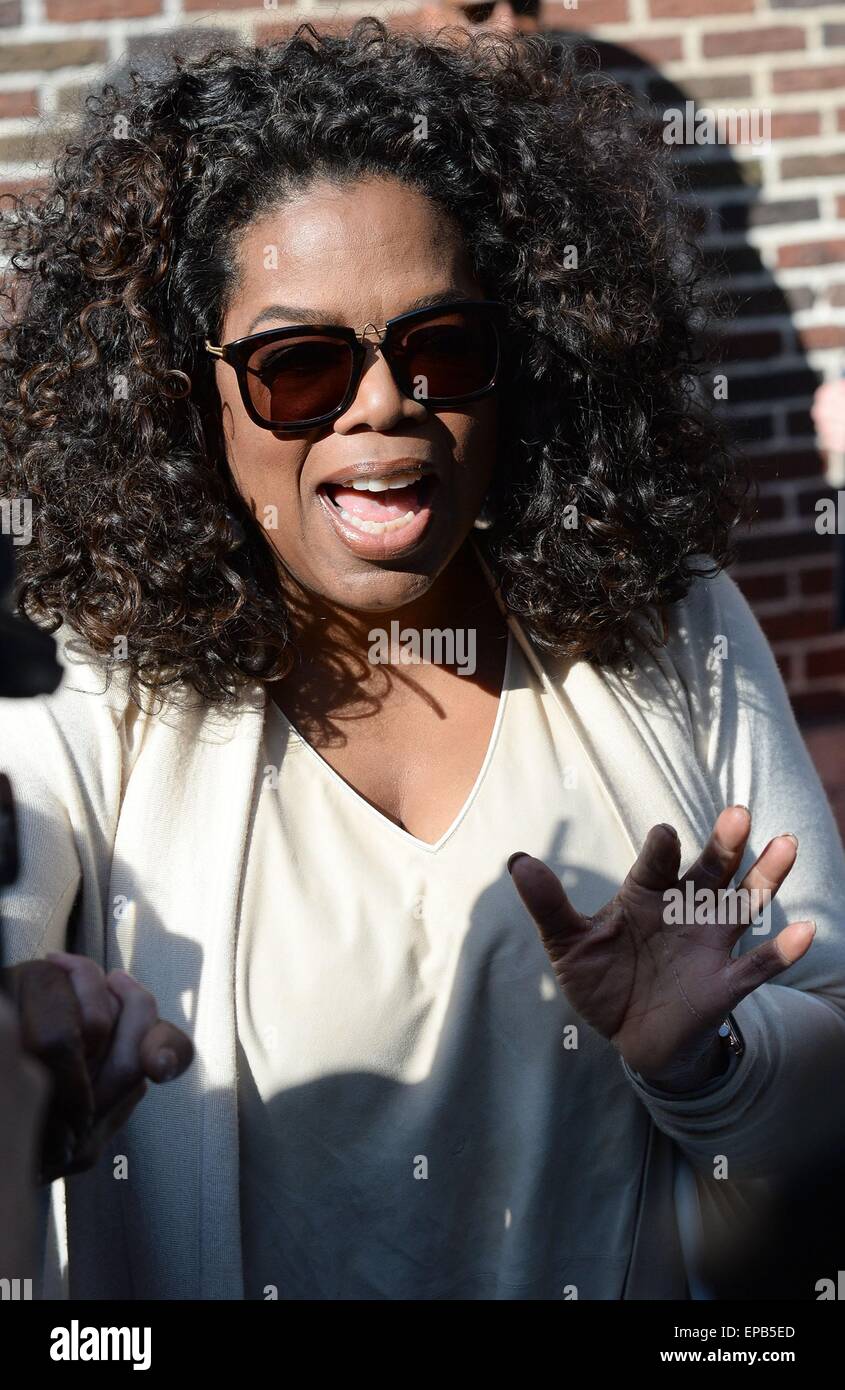 New York, NY, USA. 14th May, 2015. Oprah Winfrey out and about for The