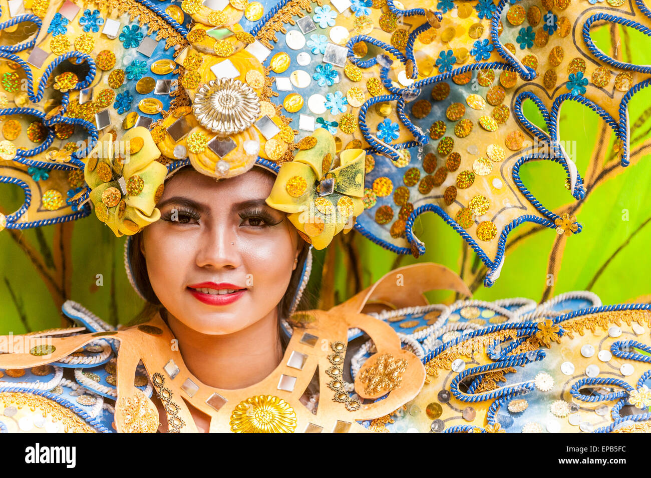 London, UK. 15 May 2015. A woman in traditional dress at the inaugural ...