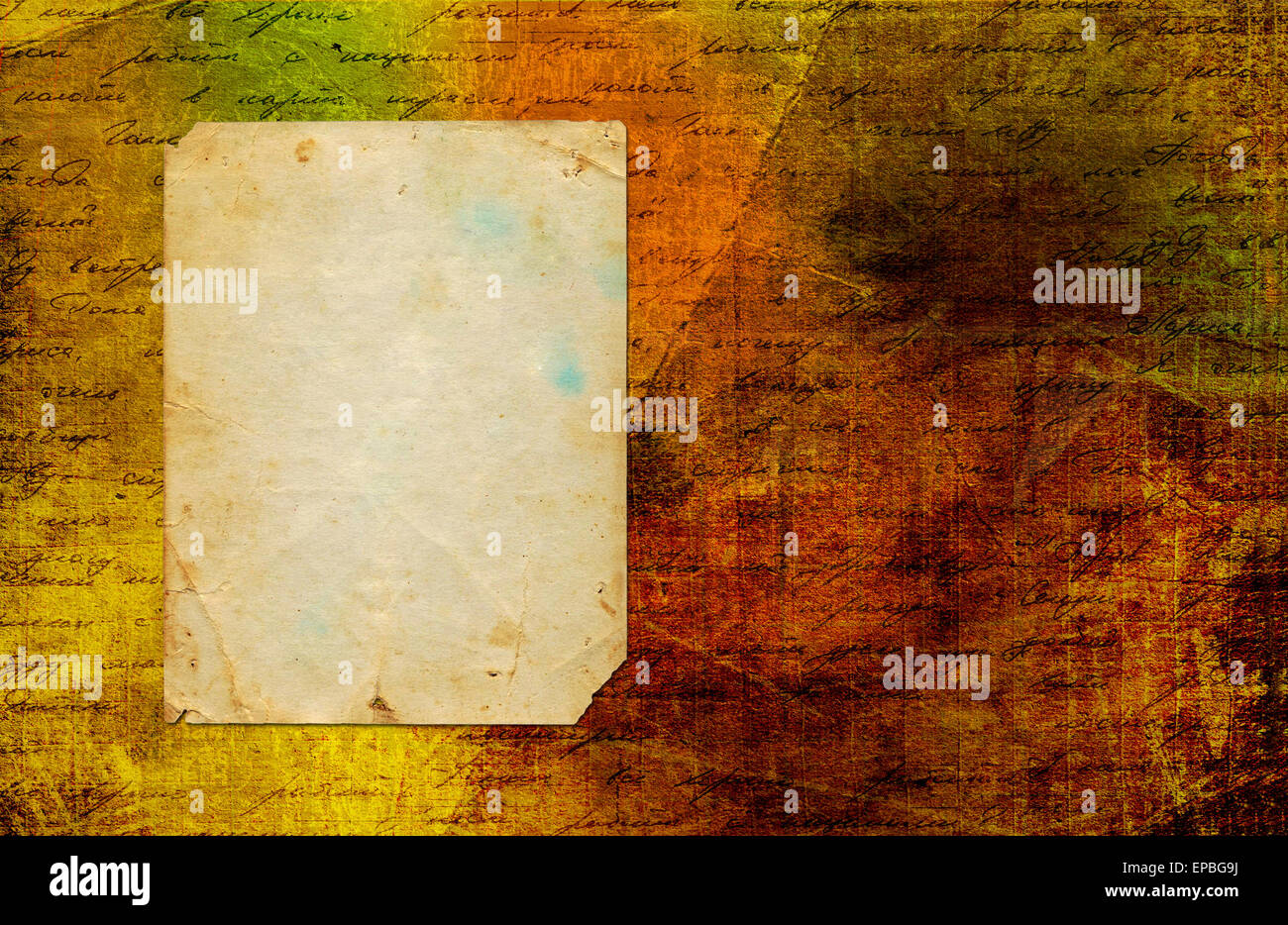 Cursive handwriting paper hi-res stock photography and images - Alamy