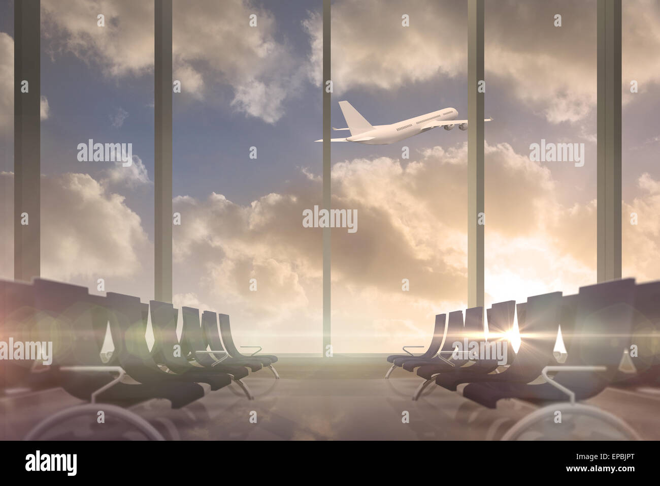 Airplane departures hi-res stock photography and images - Alamy