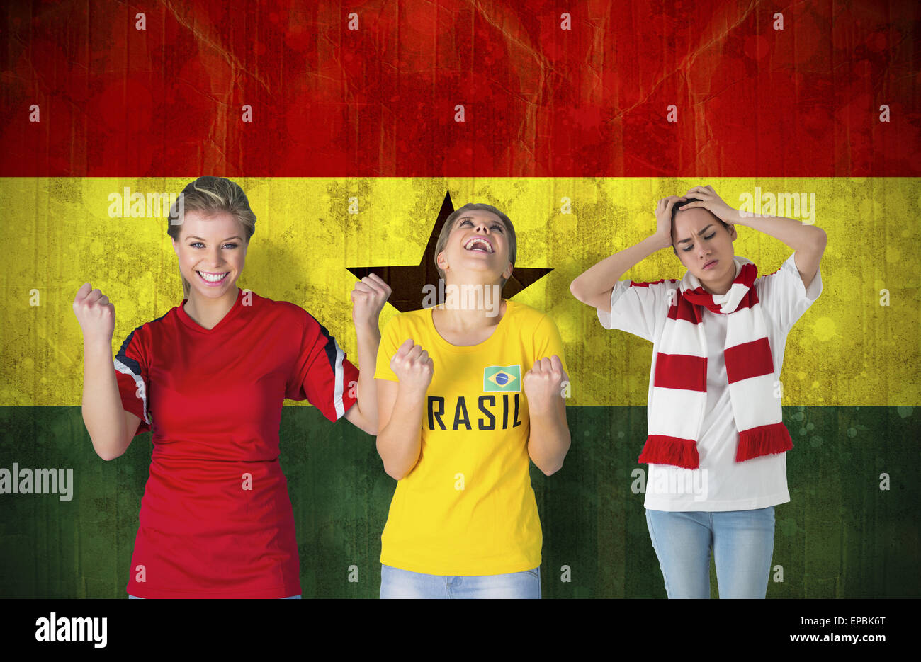 Various football fans Stock Photo Alamy