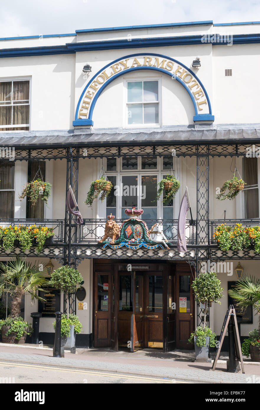 The Foley Arms Hotel, Malvern, Worcestershire, England, UK Stock Photo