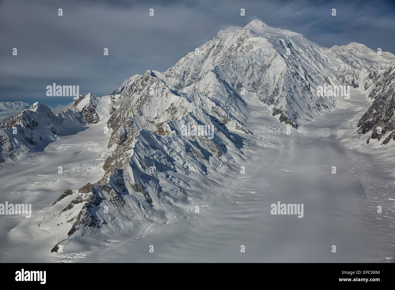 Mount Logan, Canada's highest peak, in Kluane National Park and Reserve 