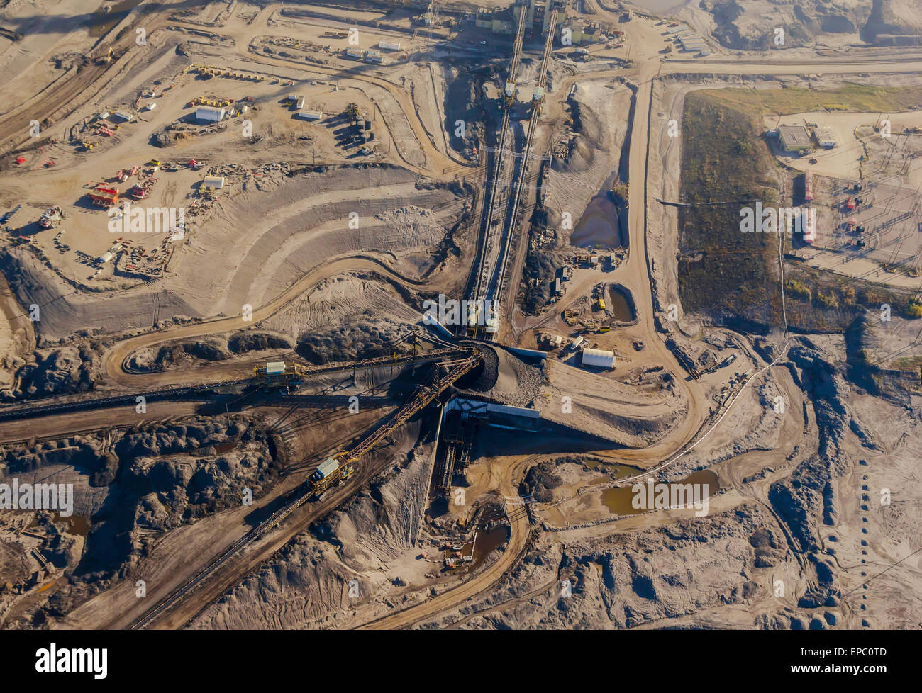 Alberta,Fort Mcmurray,oil sands refinery Stock Photo