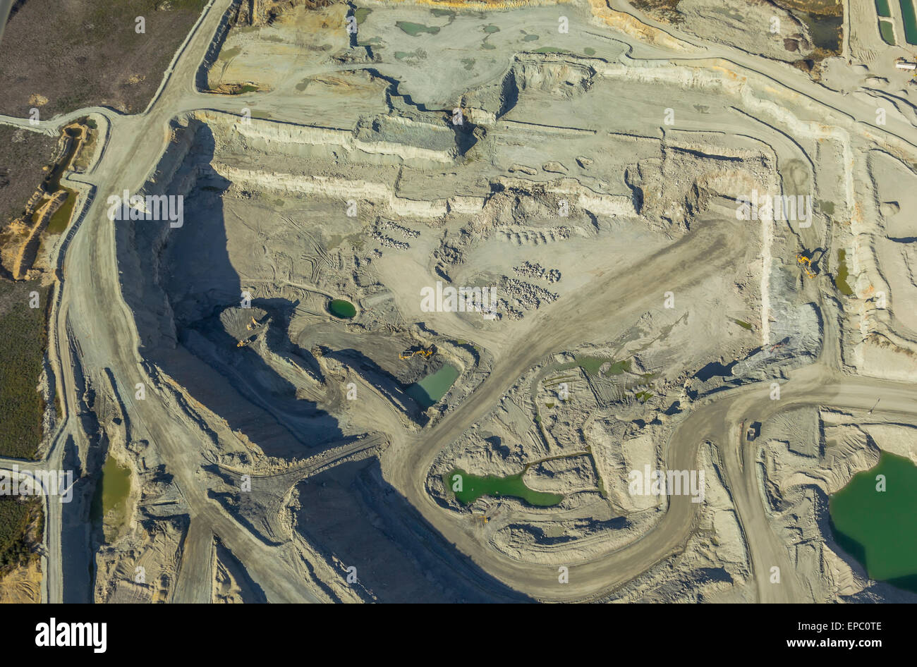 Mine,Mining,oil sands refinery Stock Photo