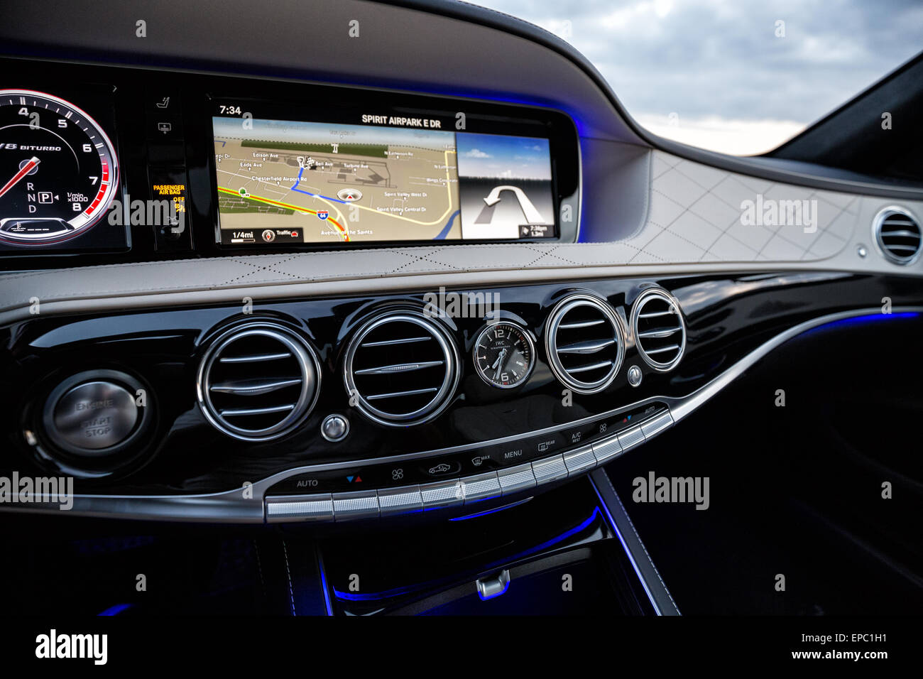 2015 Mercedes Benz S63 Amg Stock Photo 82628589 Alamy
