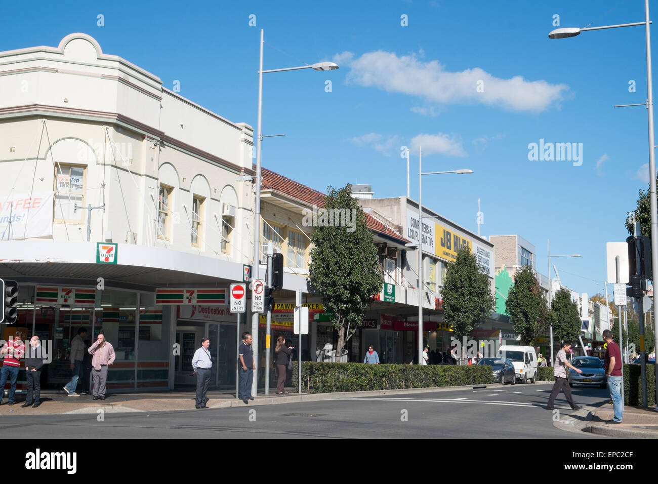 Parramatta in Western Sydney Stock Photo