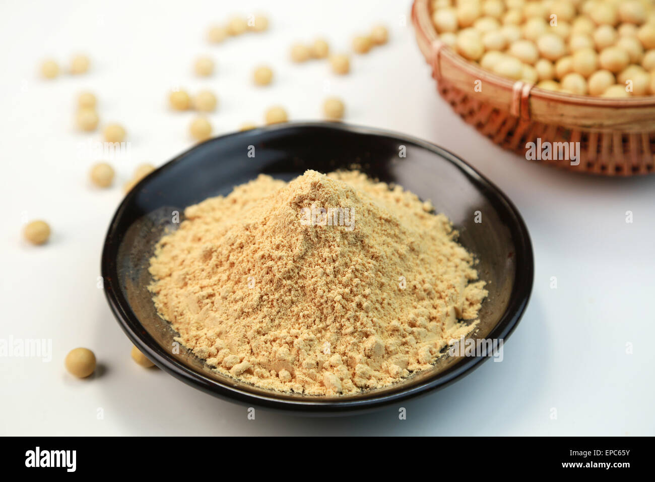 Soybean Flour Stock Photo