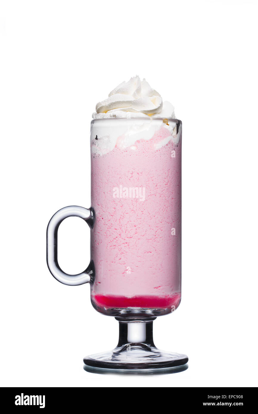 Glass drink whipped cream colorful hi-res stock photography and images ...