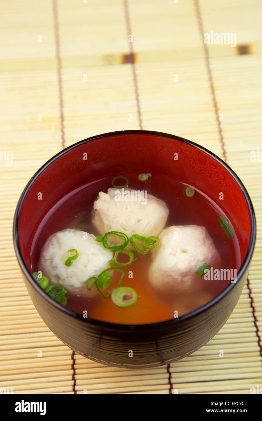 Minced fish soup Stock Photo
