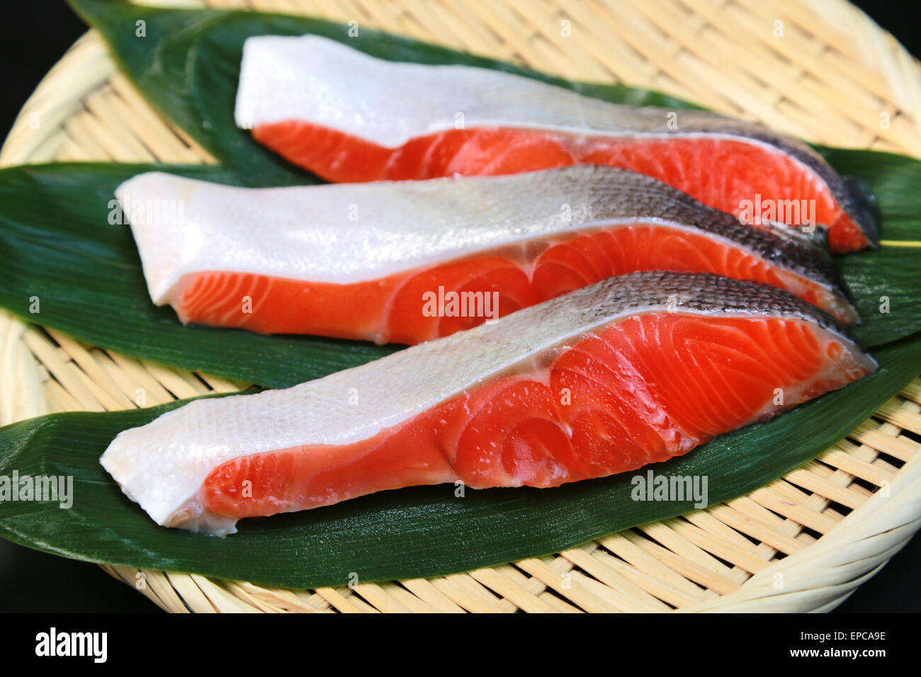 Fillet of salmon Stock Photo - Alamy