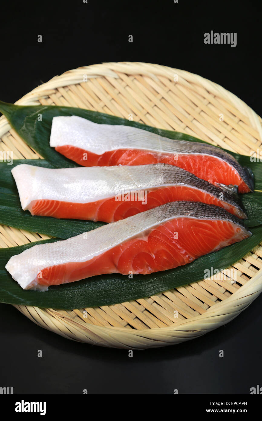 Fillet of salmon Stock Photo - Alamy