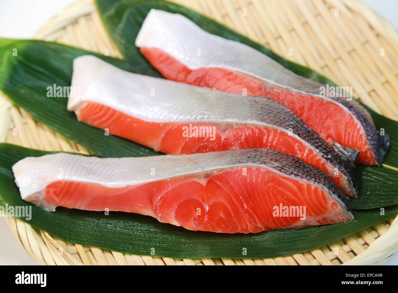 Fillet of salmon Stock Photo - Alamy