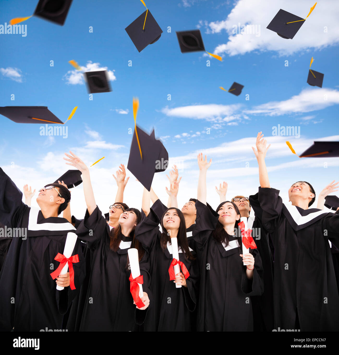 Uplifting Graduation Cap Toss Wallpapers - MAXIPX