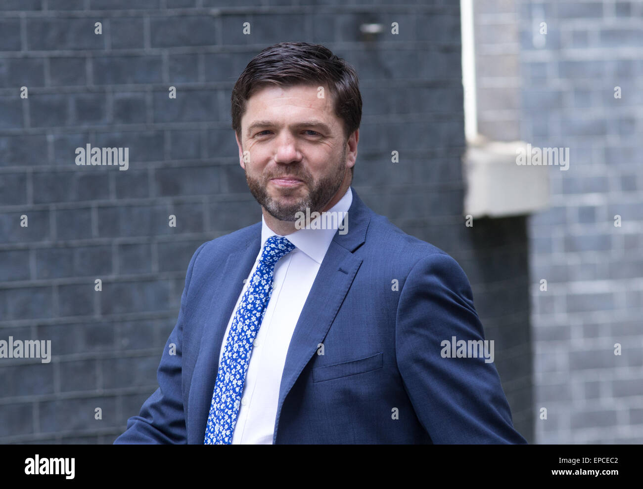 Stephen Crabb,Wales secretary in David Cameron's new cabinet,at number 10 Downing street Stock Photo