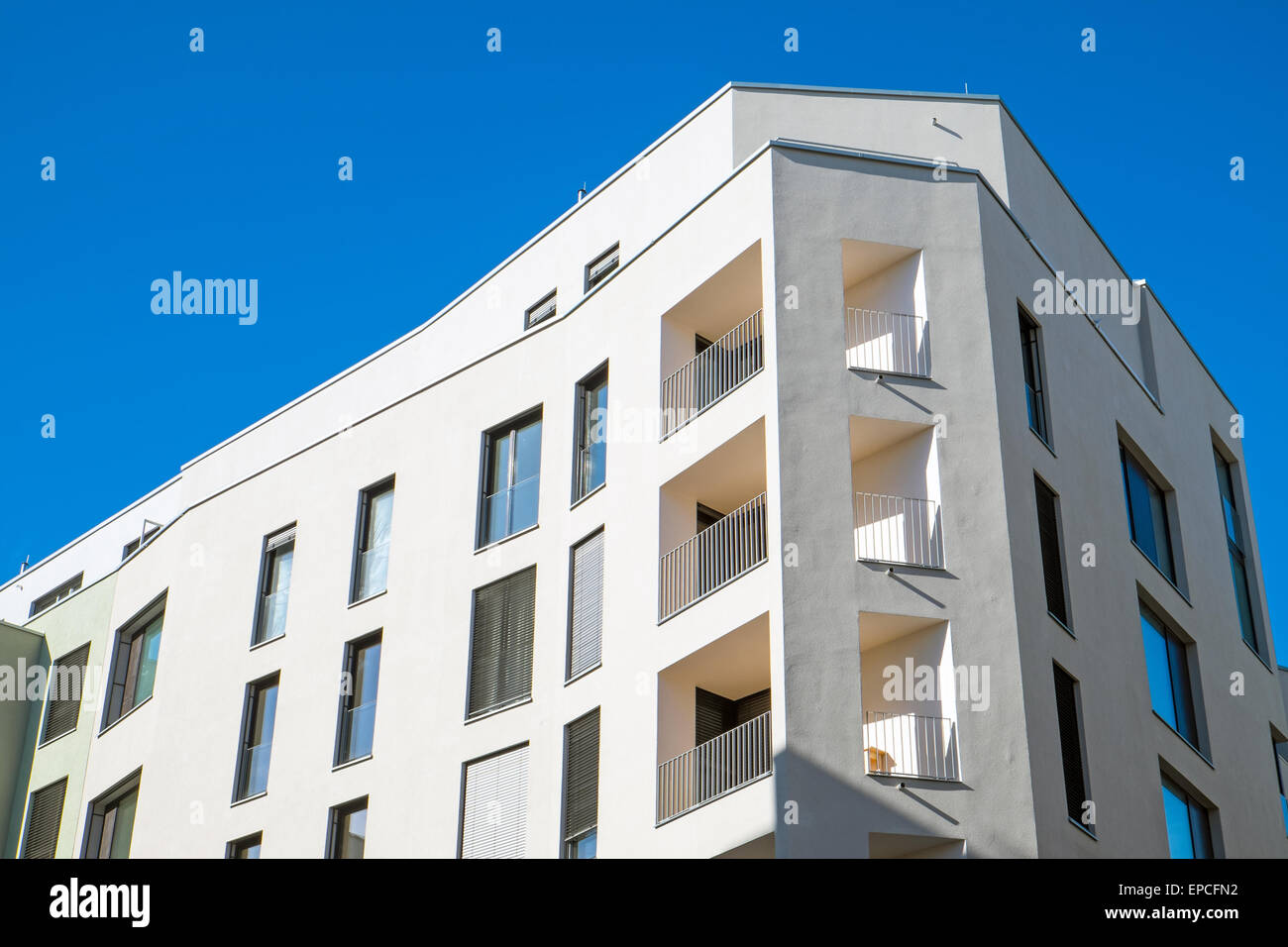 New apartment house seen in Berlin Stock Photo Alamy