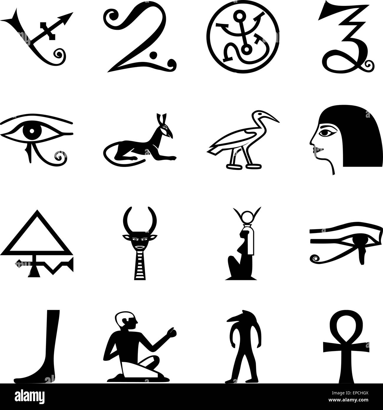 Egyptian symbols hi-res stock photography and images - Alamy