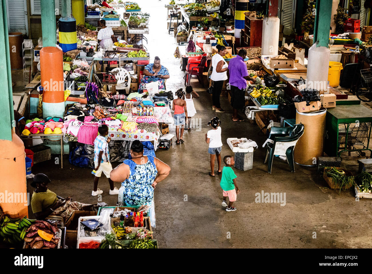 St Johns Farmers Market St John #39 s Antigua Stock Photo Alamy