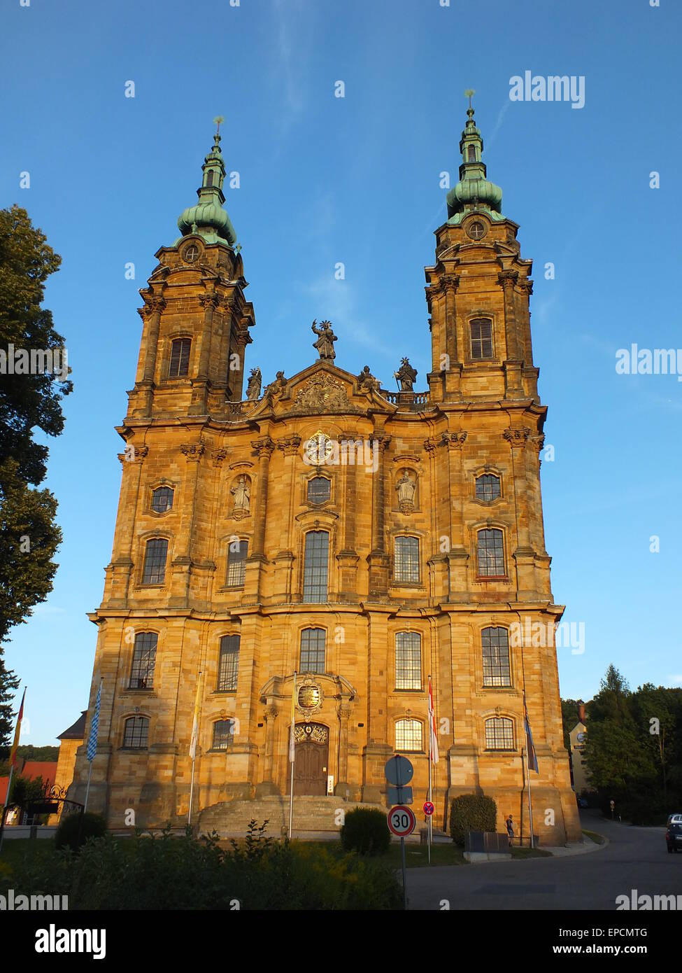 Bavaria, Germany - Basilica VIERZEHNHEILIGEN near Lichtenfels, region Upper Franconia, Stock Photo