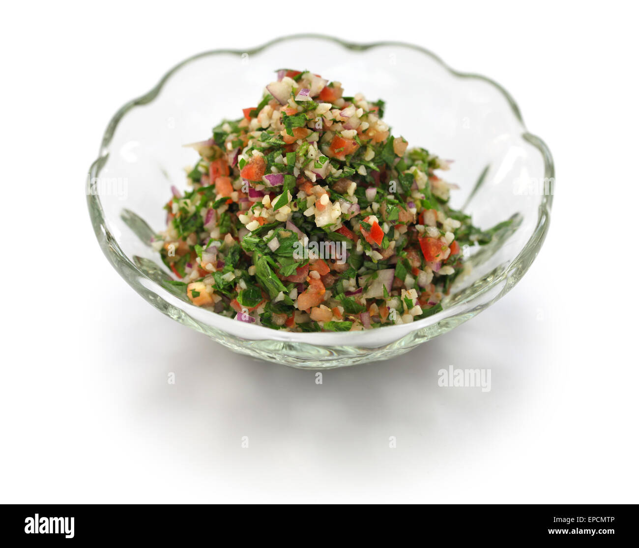 Arabic food tabbouleh Cut Out Stock Images & Pictures - Alamy