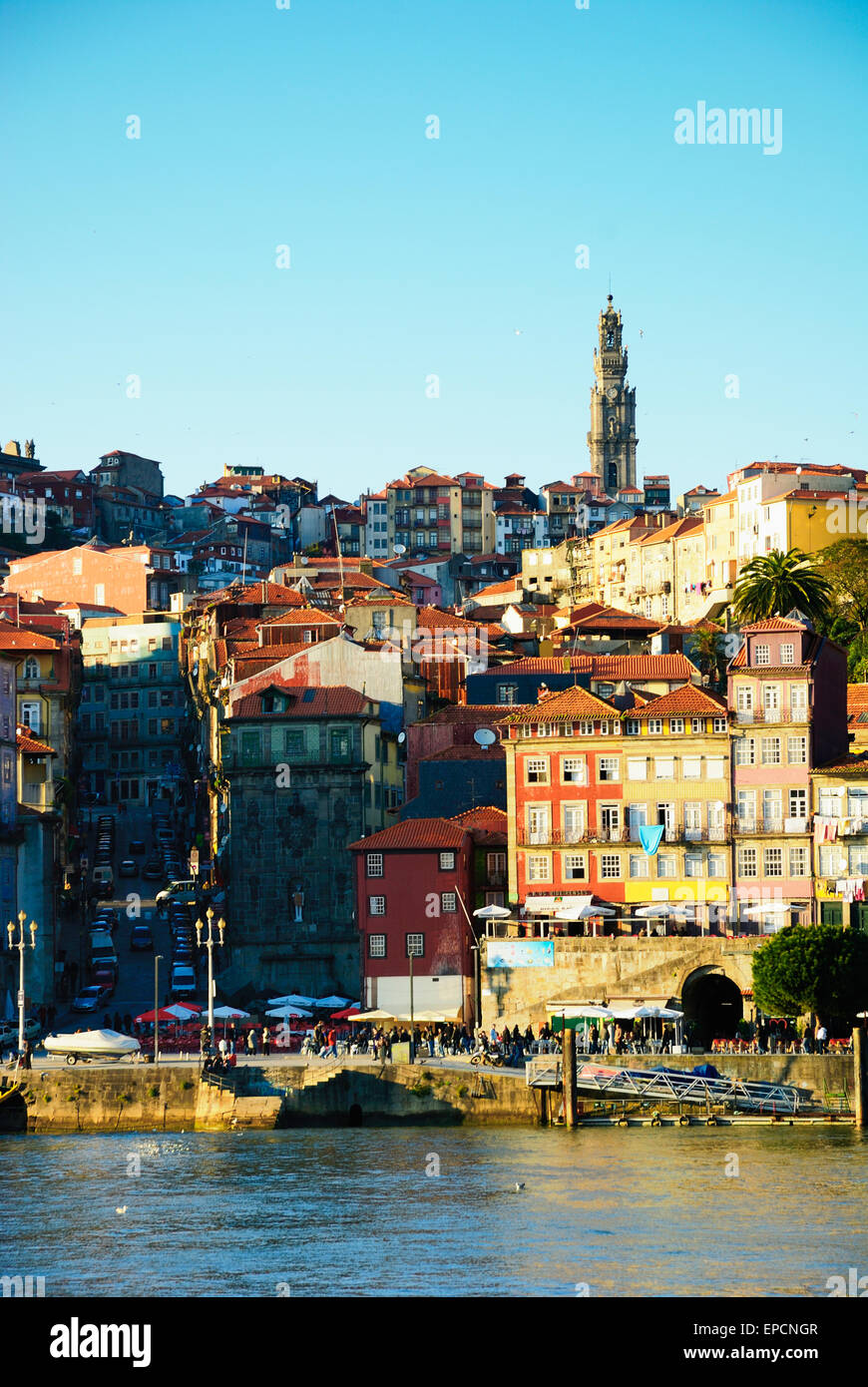 Porto seen from Vila Nova of Gaia Stock Photo