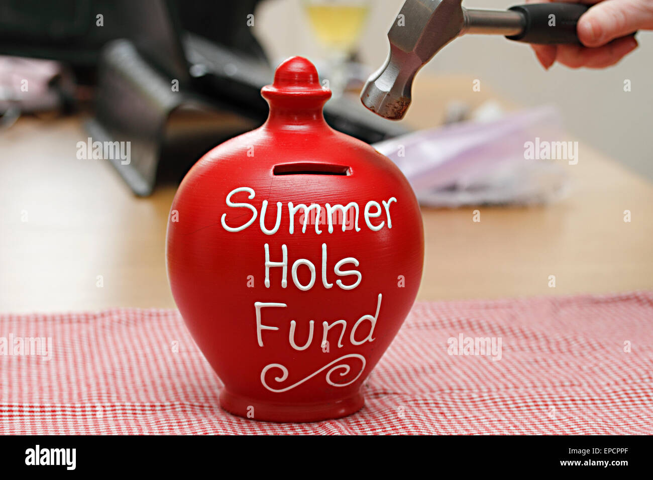 Smashed money box hi-res stock photography and images - Alamy