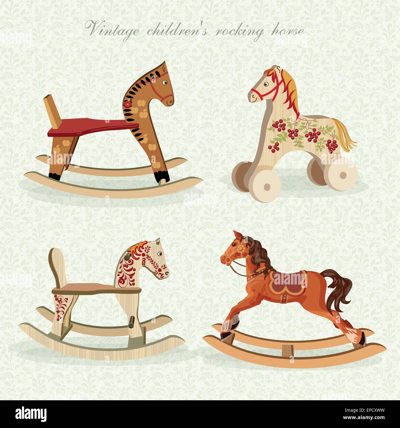 retro rocking horse