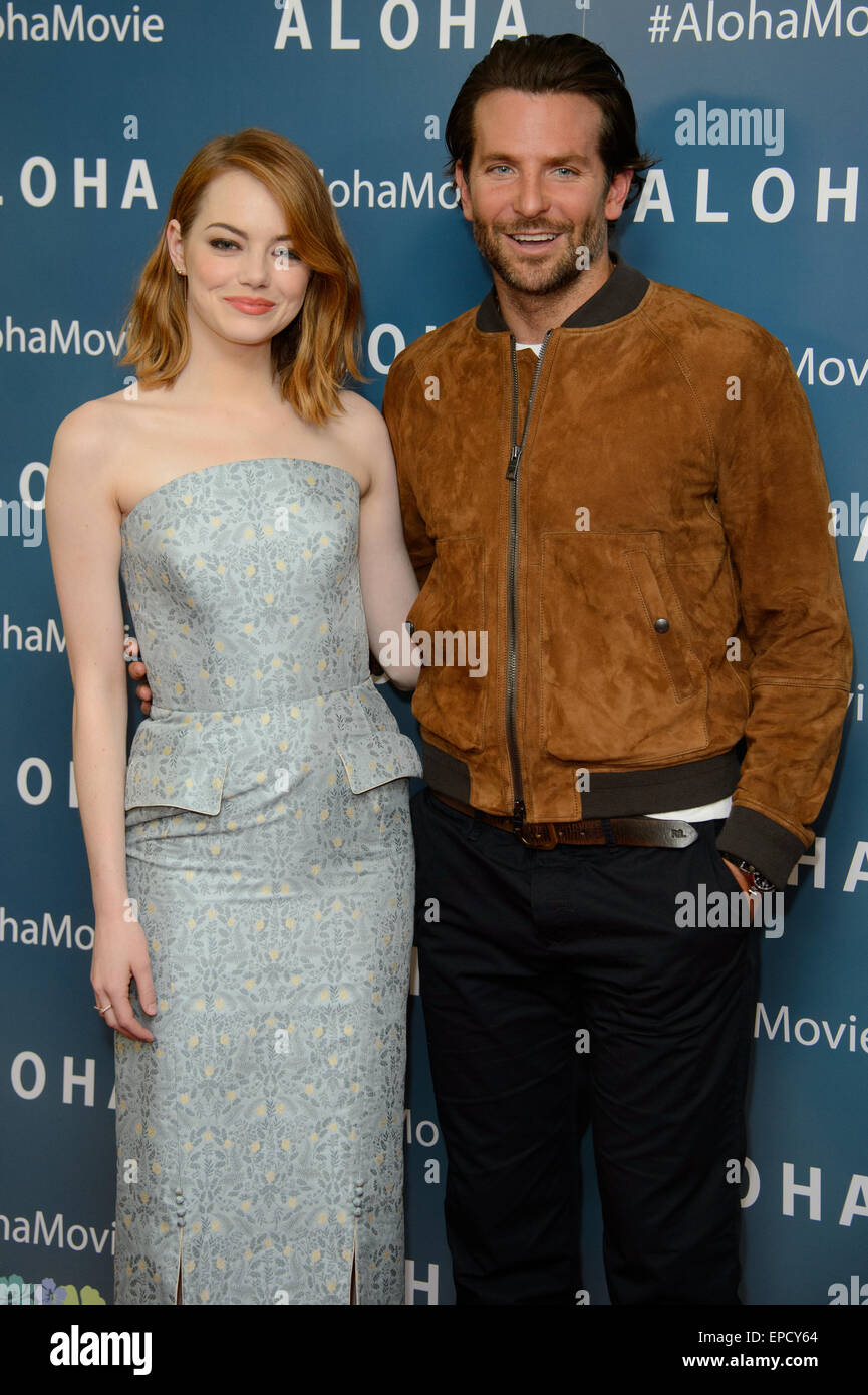 Emma Stone And Bradley Cooper Arrive At The Uk Premiere Of Aloha