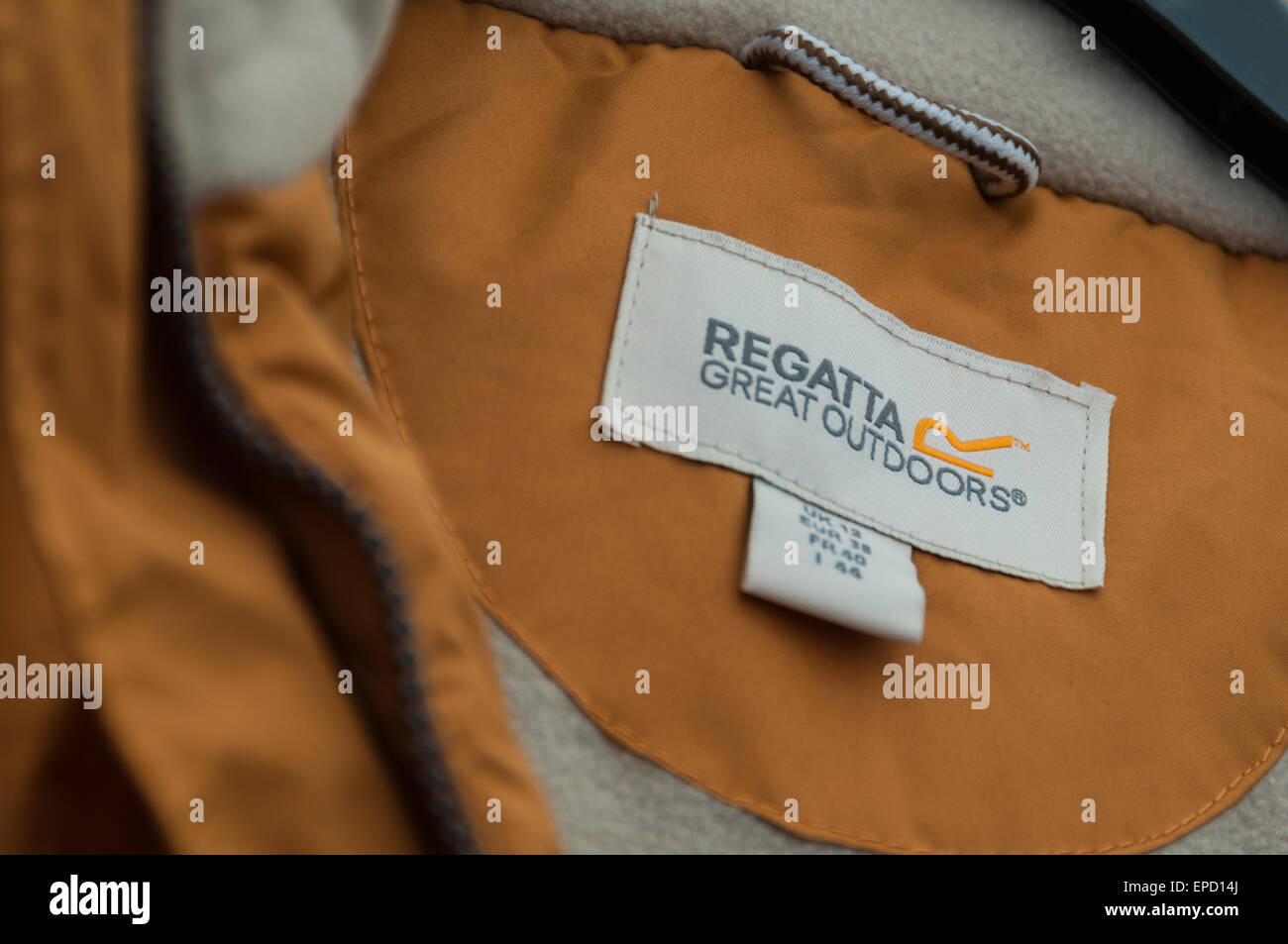 Regatta Great outdoors brand detail Stock Photo - Alamy