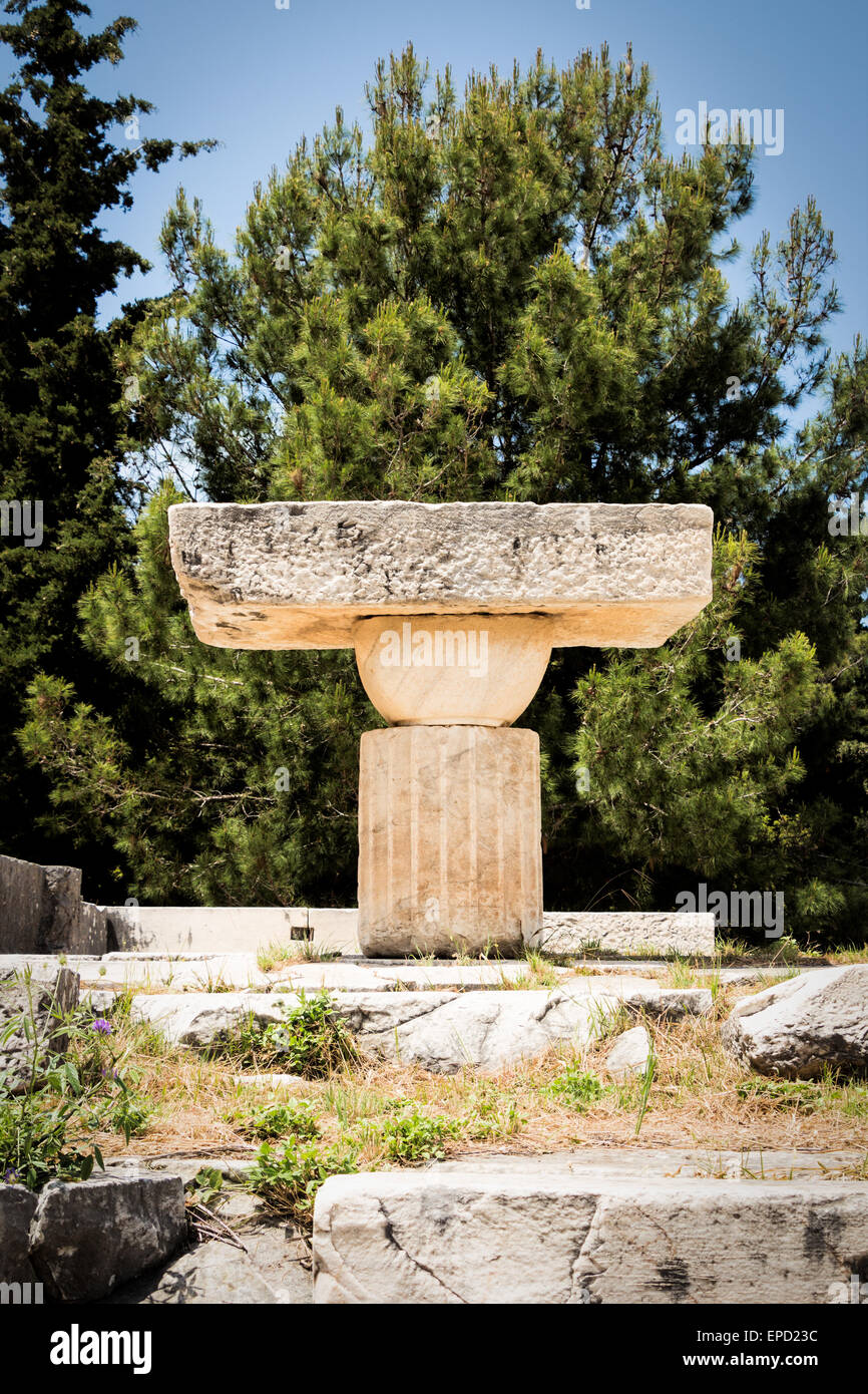 Asklepieion in Kos an ancient Greek and Roman sacred centre of healing based on the teachings of Hippocrates Stock Photo