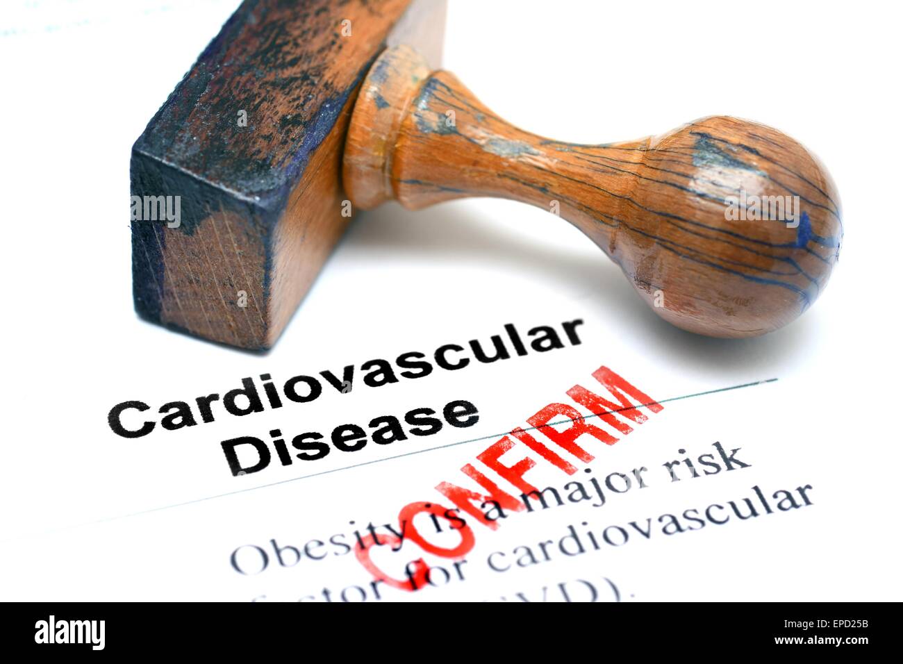 Cardiovascular disease - confirm Stock Photo - Alamy