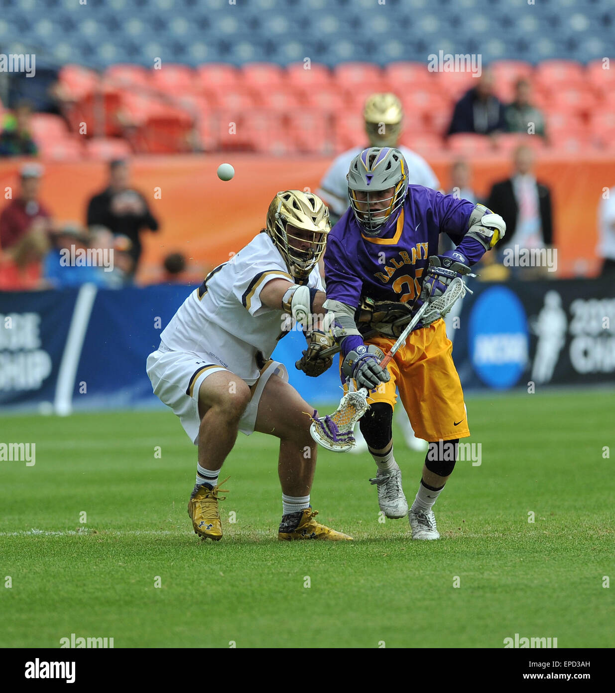 May 16, 2015 Game action during the NCAA Lacrosse Western