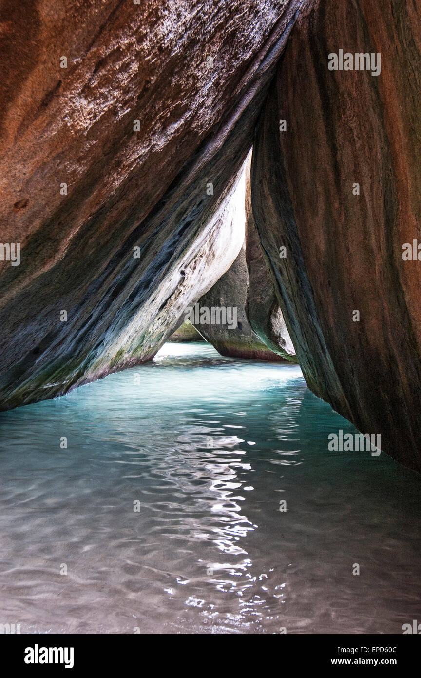 Famous The Baths on Virgin Gorda, British Virgin Islands Stock Photo