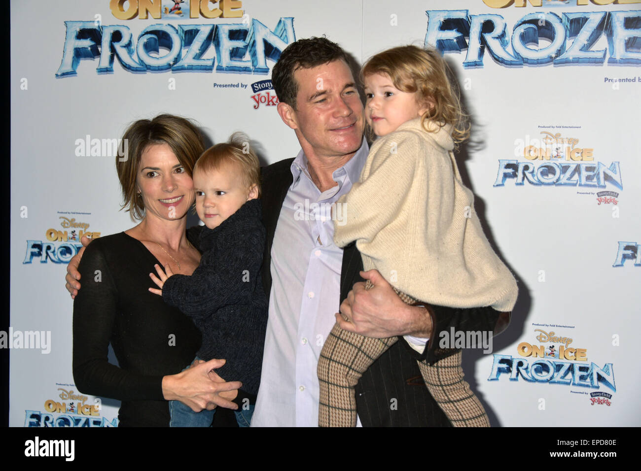 Disney On Ice presents 'Frozen' at The Barclay's Center in Brooklyn - Arrivals  Featuring: Dylan Walsh and Family Where: New York City, New York, United States When: 11 Nov 2014 Credit: Rob Rich/WENN.com Stock Photo