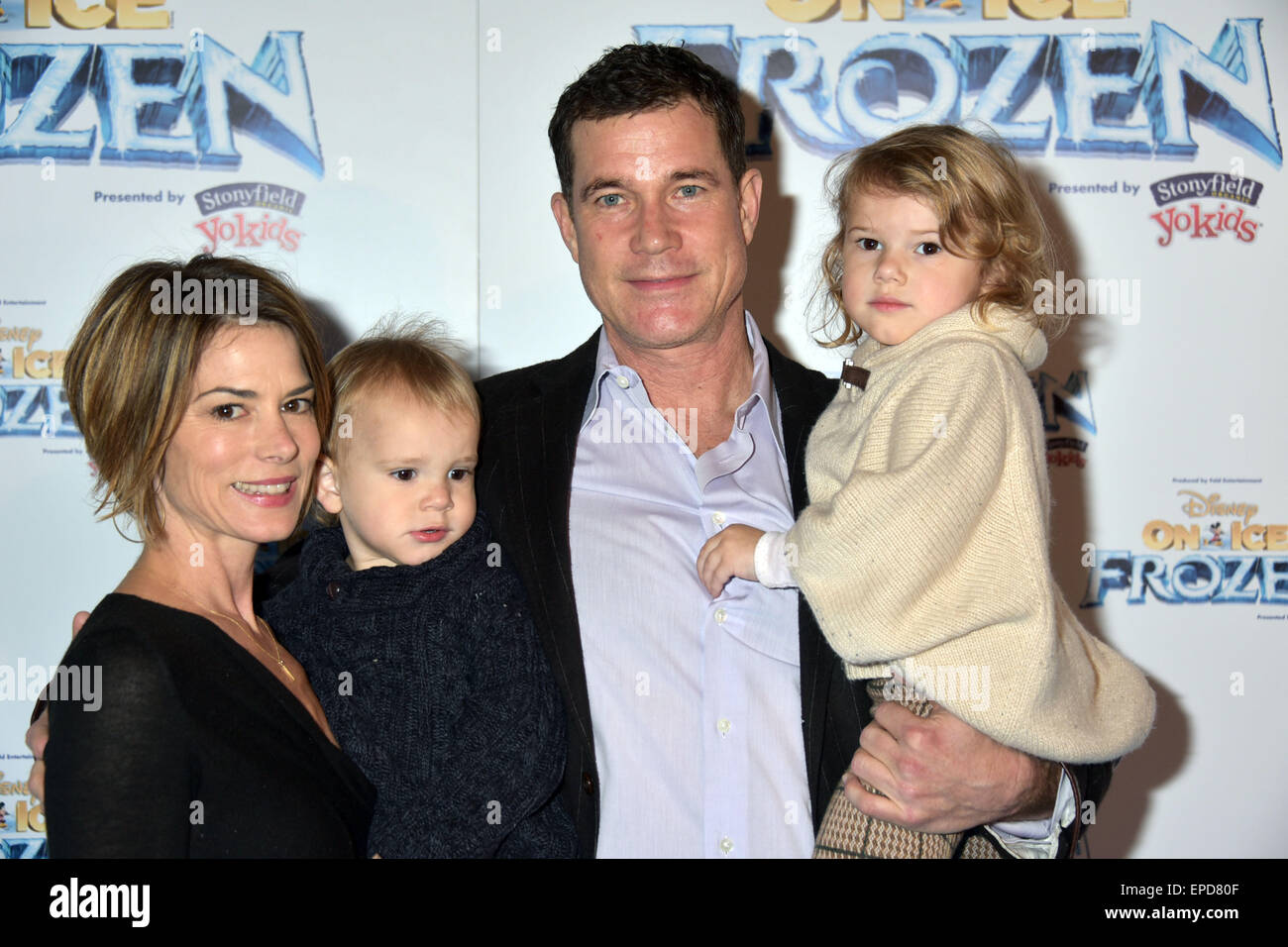 Disney On Ice presents 'Frozen' at The Barclay's Center in Brooklyn - Arrivals  Featuring: Dylan Walsh and Family Where: New York City, New York, United States When: 11 Nov 2014 Credit: Rob Rich/WENN.com Stock Photo