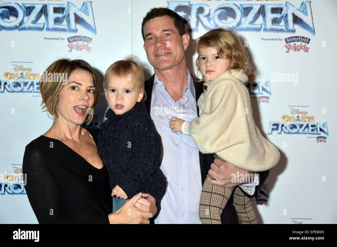 Disney On Ice presents 'Frozen' at The Barclay's Center in Brooklyn - Arrivals  Featuring: Dylan Walsh and Family Where: New York City, New York, United States When: 11 Nov 2014 Credit: Rob Rich/WENN.com Stock Photo