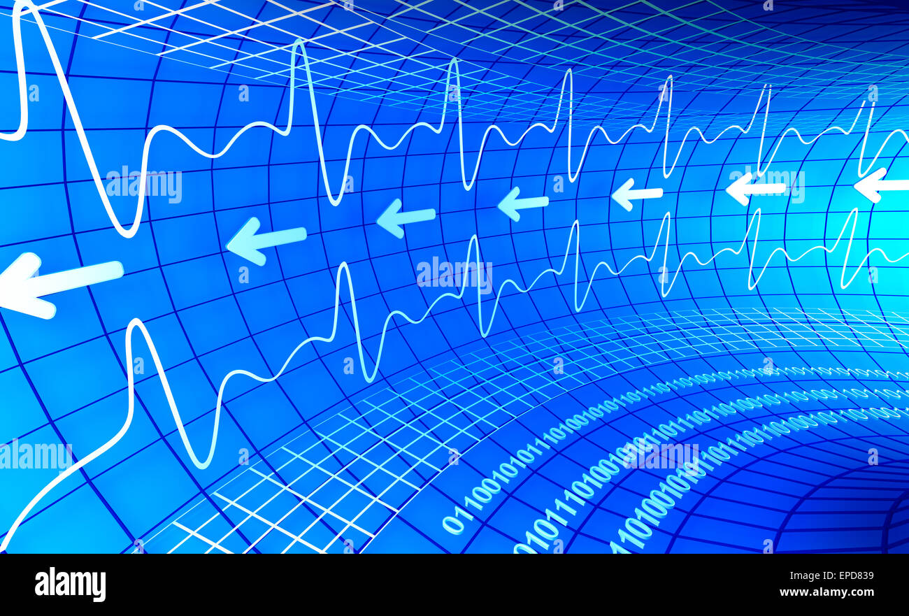 Abstract 3d business graph background Stock Photo - Alamy
