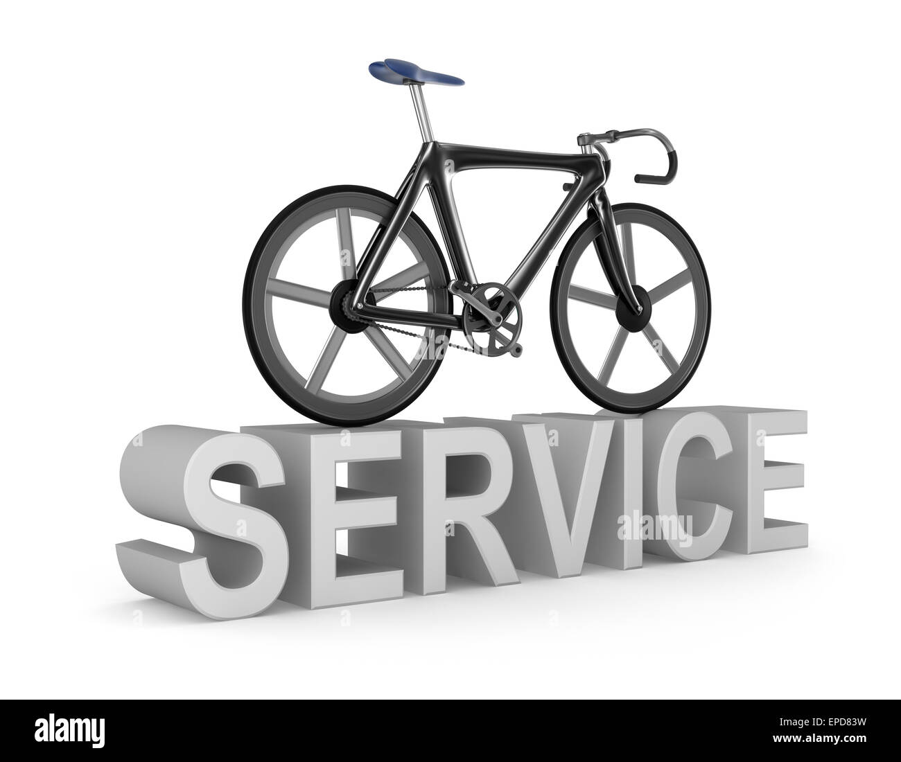 bike repair on road