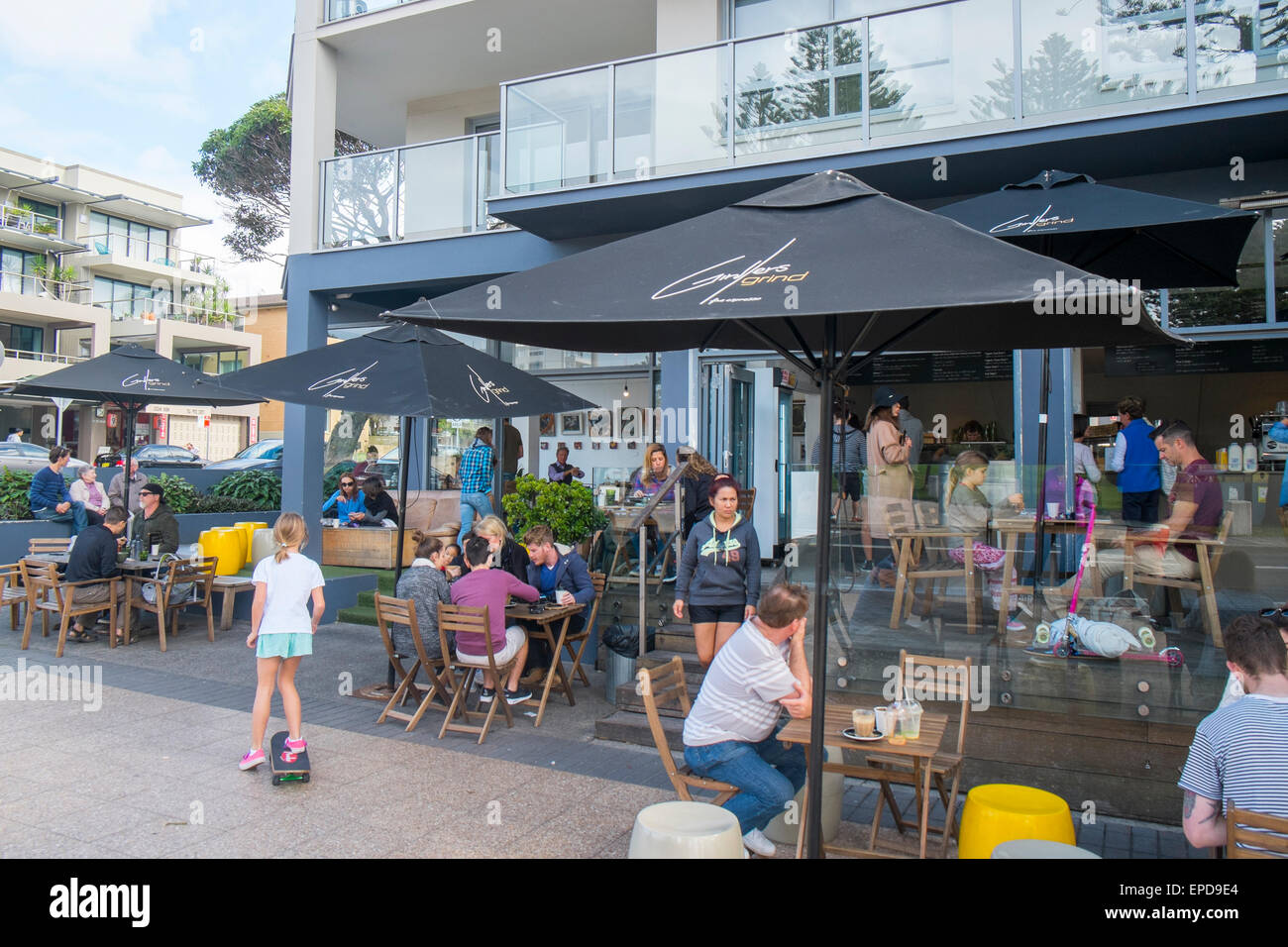 sunday breakfast at Dee Why beach coffee cafe shop on Sydney