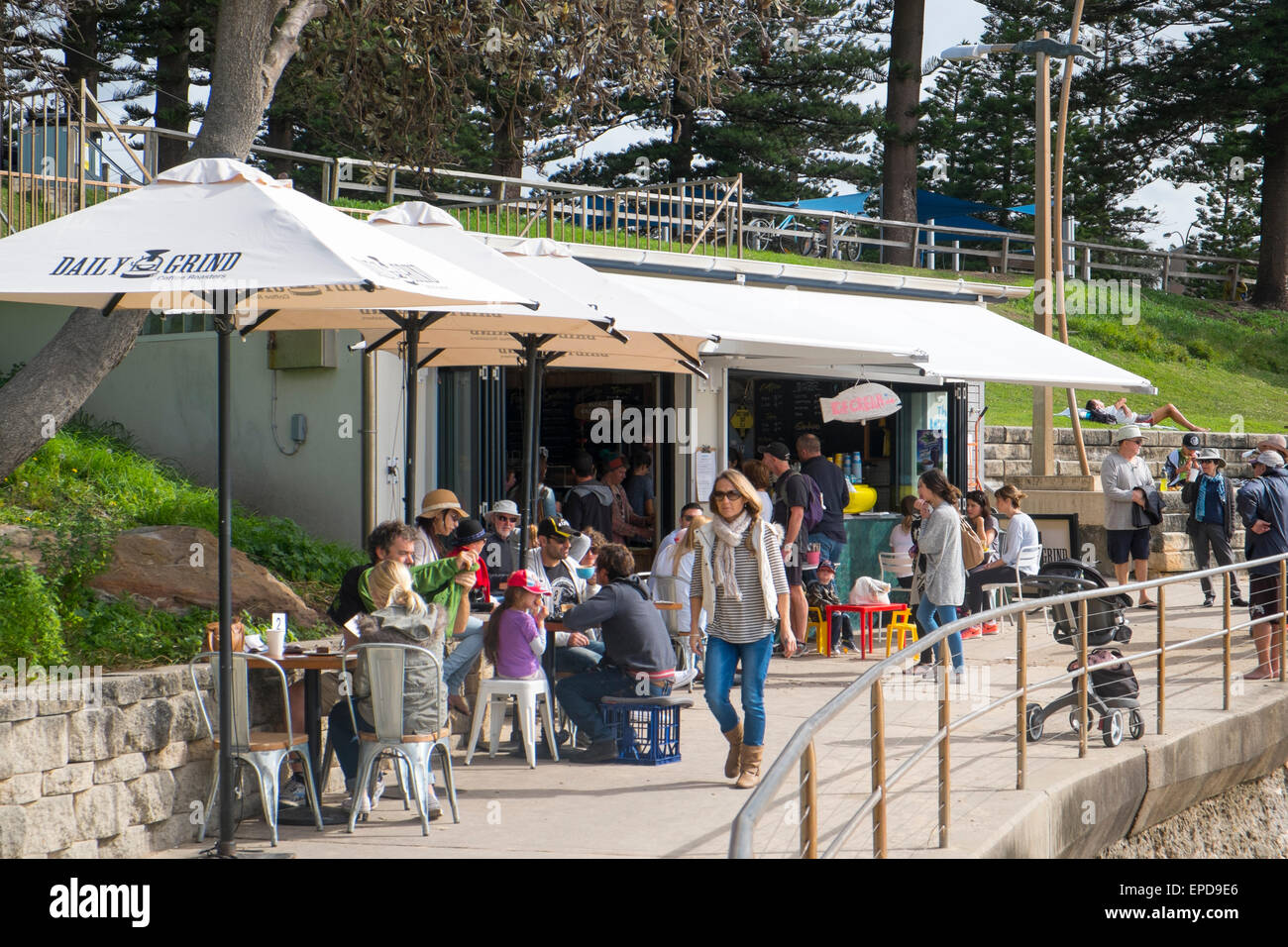 sunday breakfast at Dee Why beach coffee cafe shop on Sydney's northern
