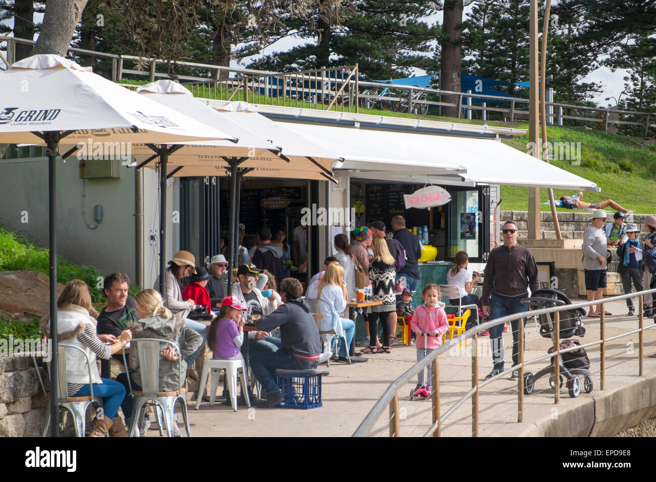 sunday breakfast at Dee Why beach coffee cafe shop on Sydney