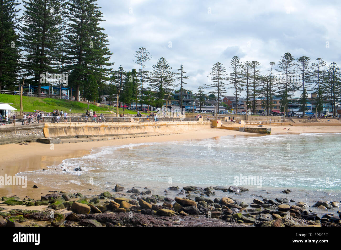 Dee Why beach, one of sydney's famous northern beaches,Sydney coastline,NSW, australia Stock